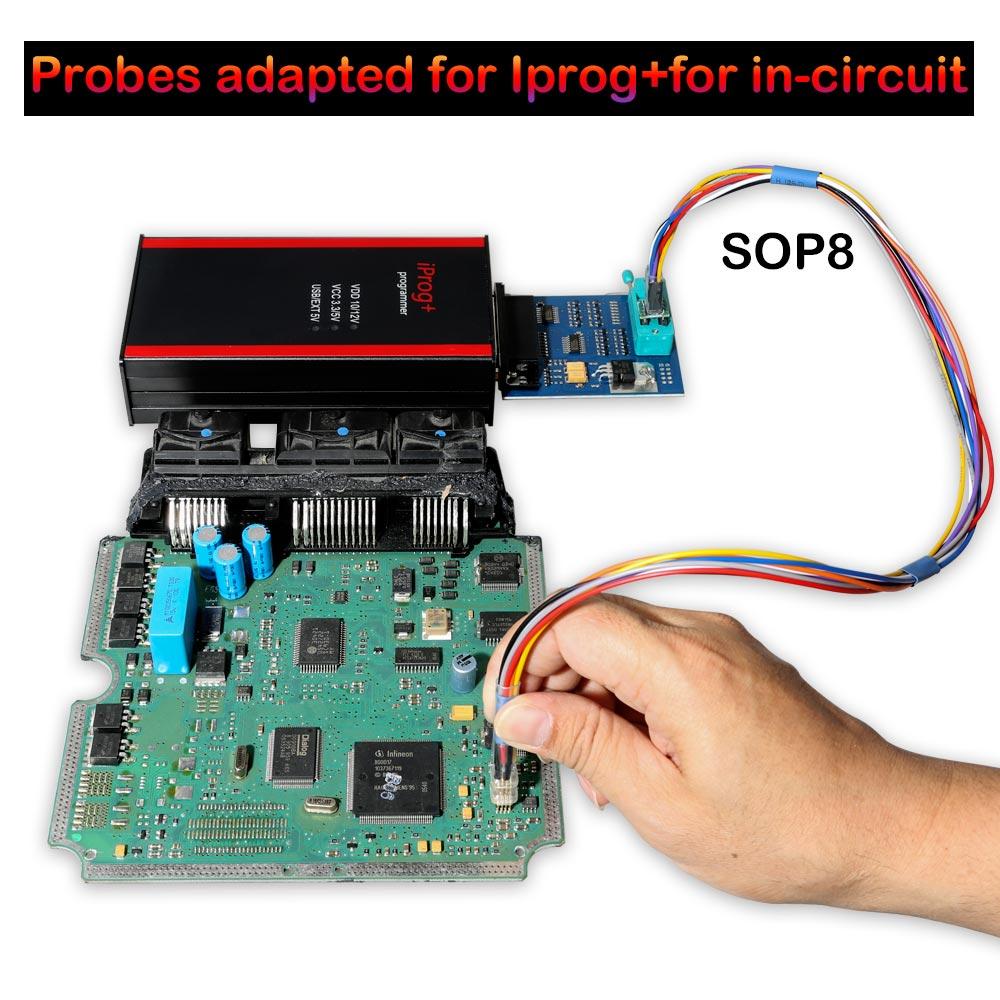 Probes Adapters for V84 Iprog+ Pro or Xprog Programmer in-circuit