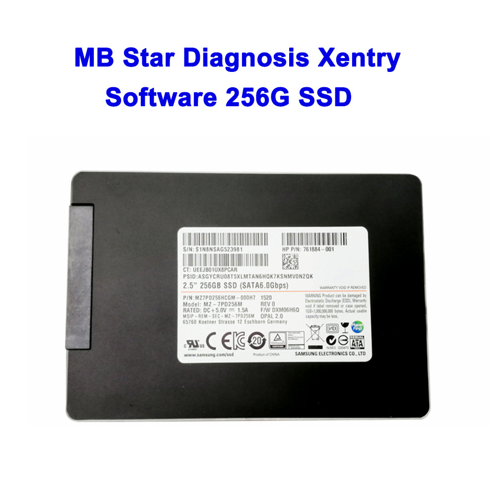 V2023.09 Star Diagnostic Software with Xentry/DAS/EPC/WIS/Vediamo/DTS Installed HDD/SSD
