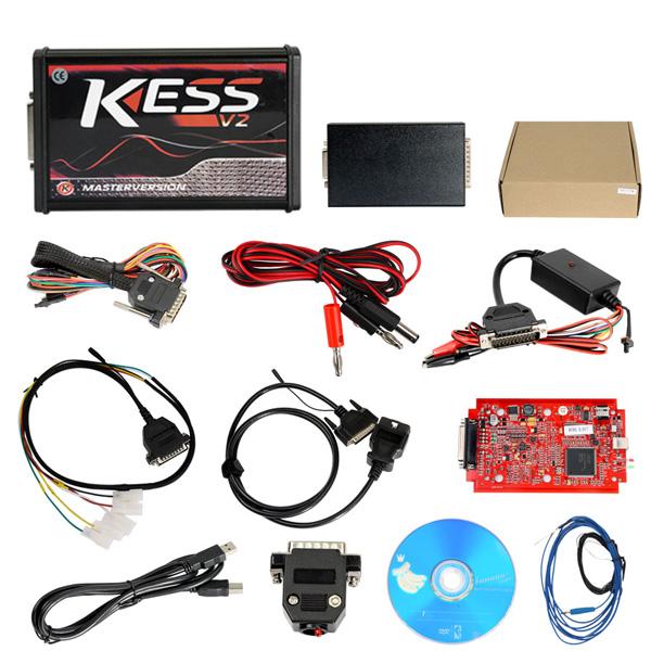 KESS Ksuite V2 Master V5.017 Red PCB Online Version V2.53 Plus Ktag 7.020 SW V2.25 Red PCB EURO No Token Limited