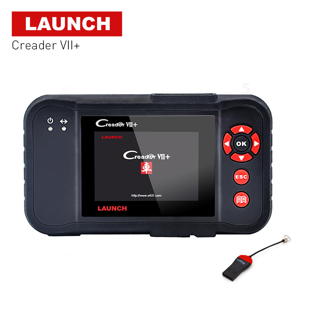 Launch X431 Creader VII Plus VII+ Auto Code Reader OBD2 OBD 2 Scanner OBDII Diagnostic Tool Automotive Scan Tool same as CRP123