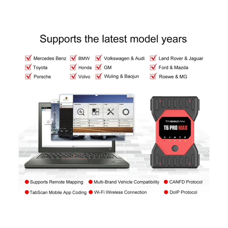 TabScan T6 PRO MAX Professional Diagnostics Programming Tool for dealer