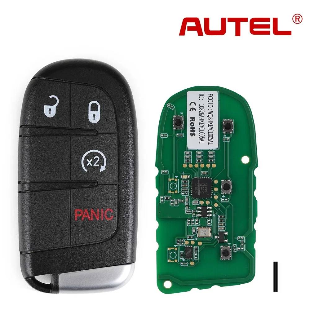 AUTEL IKEY CL004AL/CL005AL Chrysler Universal Smart Key 4 Buttons/5 Buttons