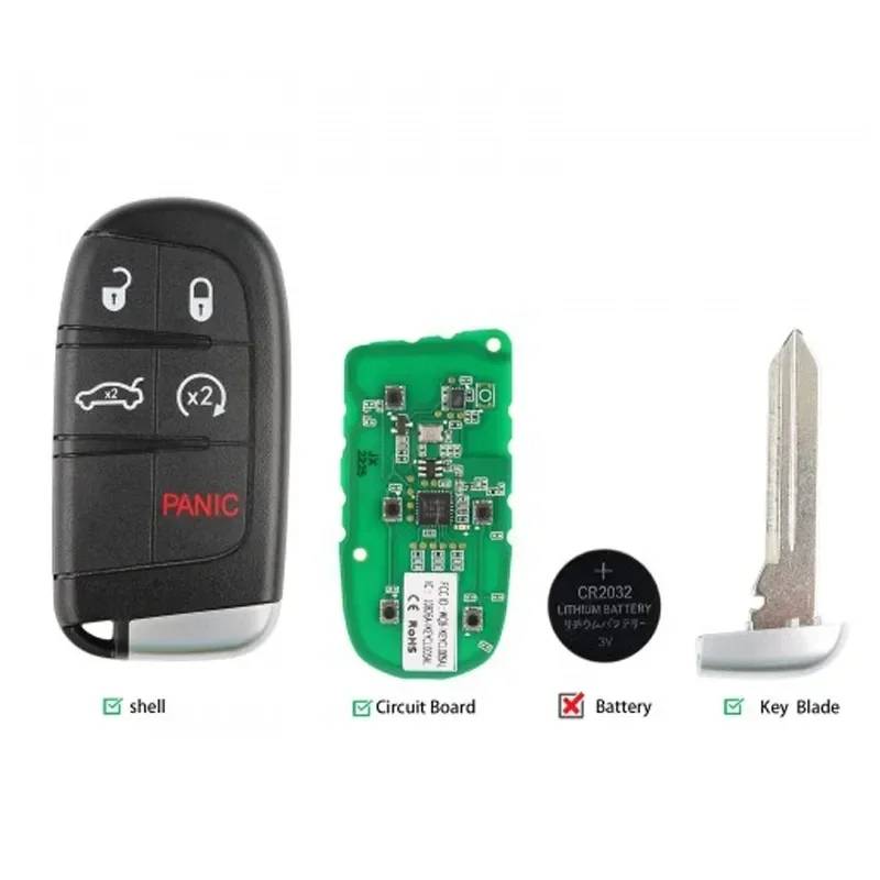 AUTEL IKEY CL004AL/CL005AL Chrysler Universal Smart Key 4 Buttons/5 Buttons