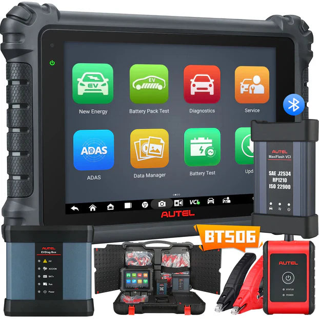 Autel MaxiSys MS909EV EV Diagnostics Tools High-Voltage System Supports ECU Programming & Coding