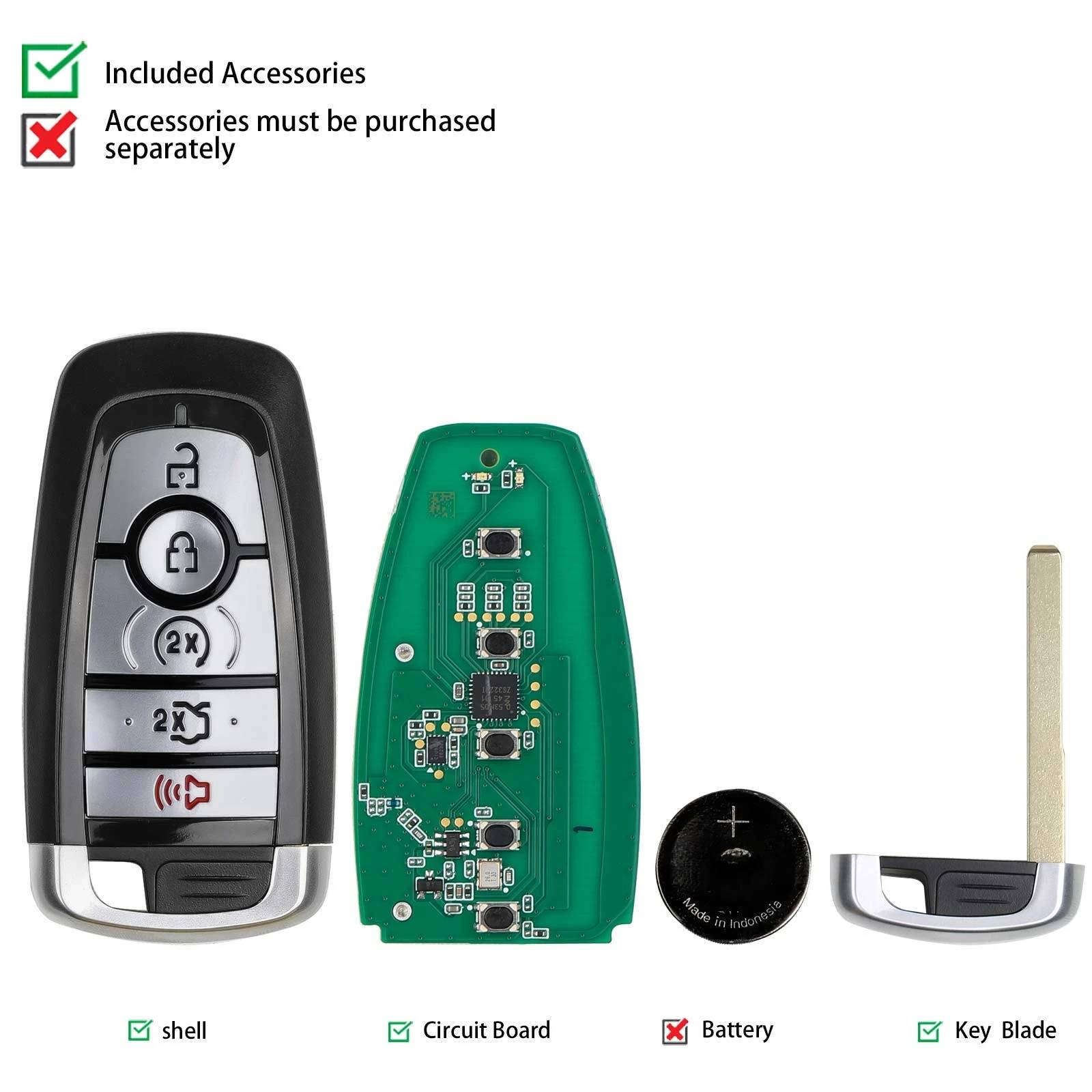 AUTEL IKEY Smart Key IKEYFD004AH IKEYFD005AH 4 Buttons/ 5 Buttons For Ford