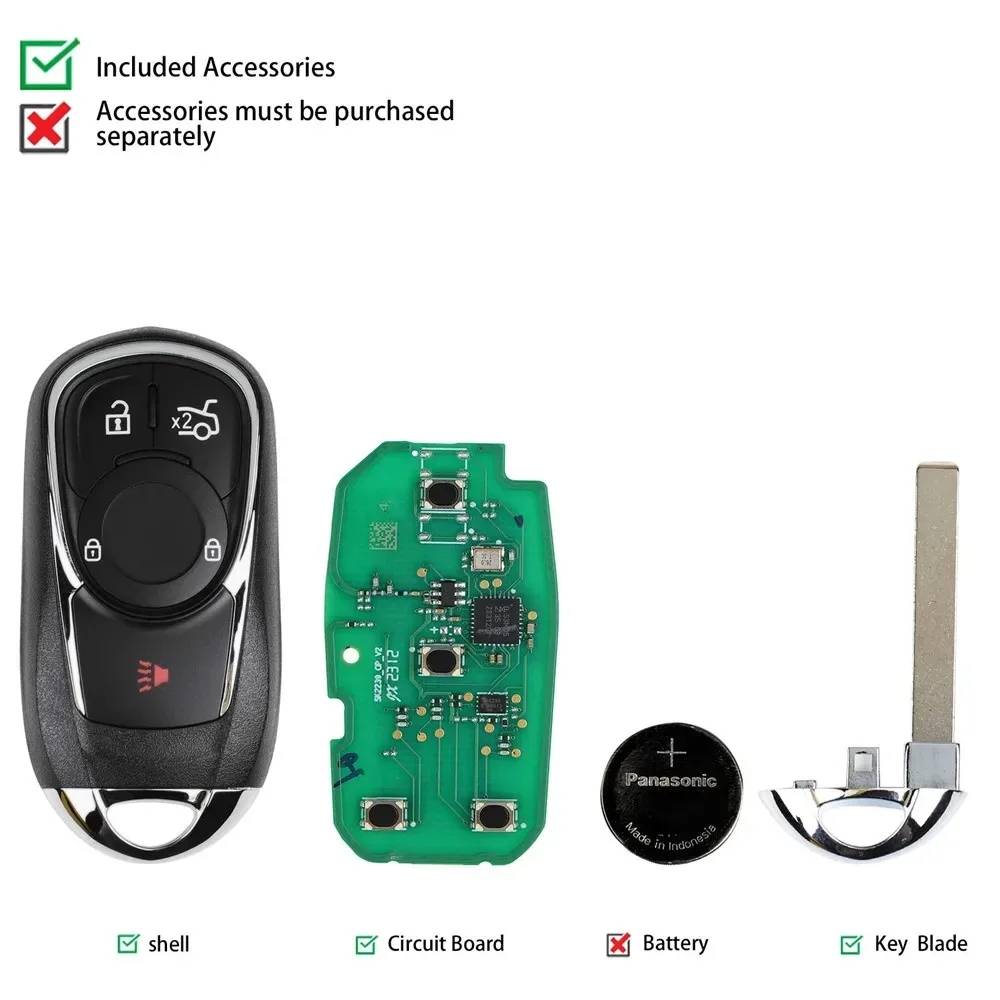 AUTEL IKEY OL004AL OL005AL Universal Smart Remote Key For Buick 4 Buttons/ 5 Buttons