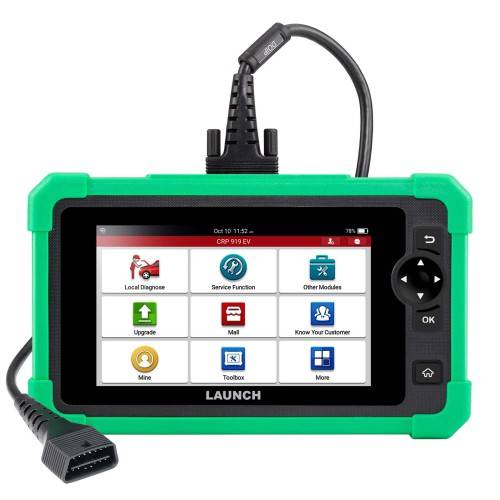 LAUNCH CRP919 EV Diagnostic Tool for Electric Vehicles New Energy Cars Supports ECU Coding