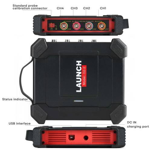 LAUNCH X431 O2-2 Scopebox Oscilloscope (4 Channels) USB Port