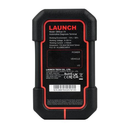 LAUNCH X431 PRO3 S+ V5.0 With DBSCAR VII Bluetooth VCI Supports CANFD and DoIP