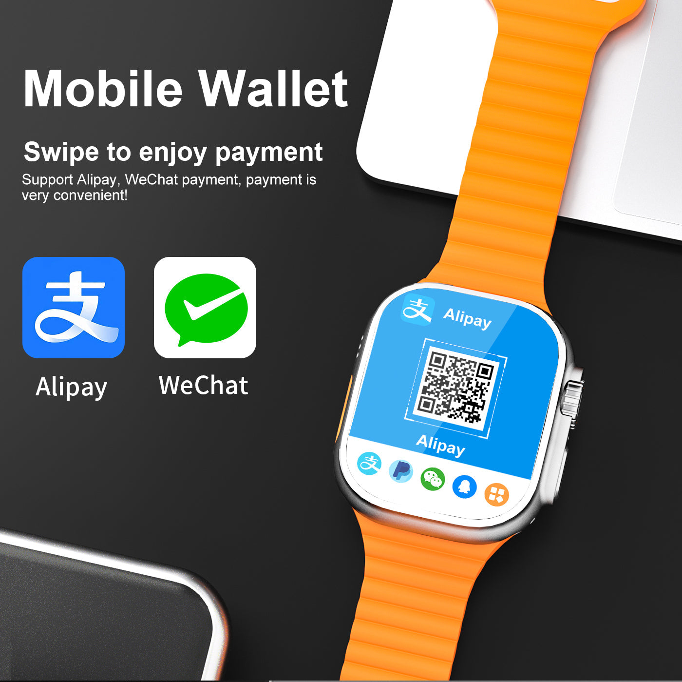 PS002 Smart Watch with TPMS Tire Pressure Monitoring