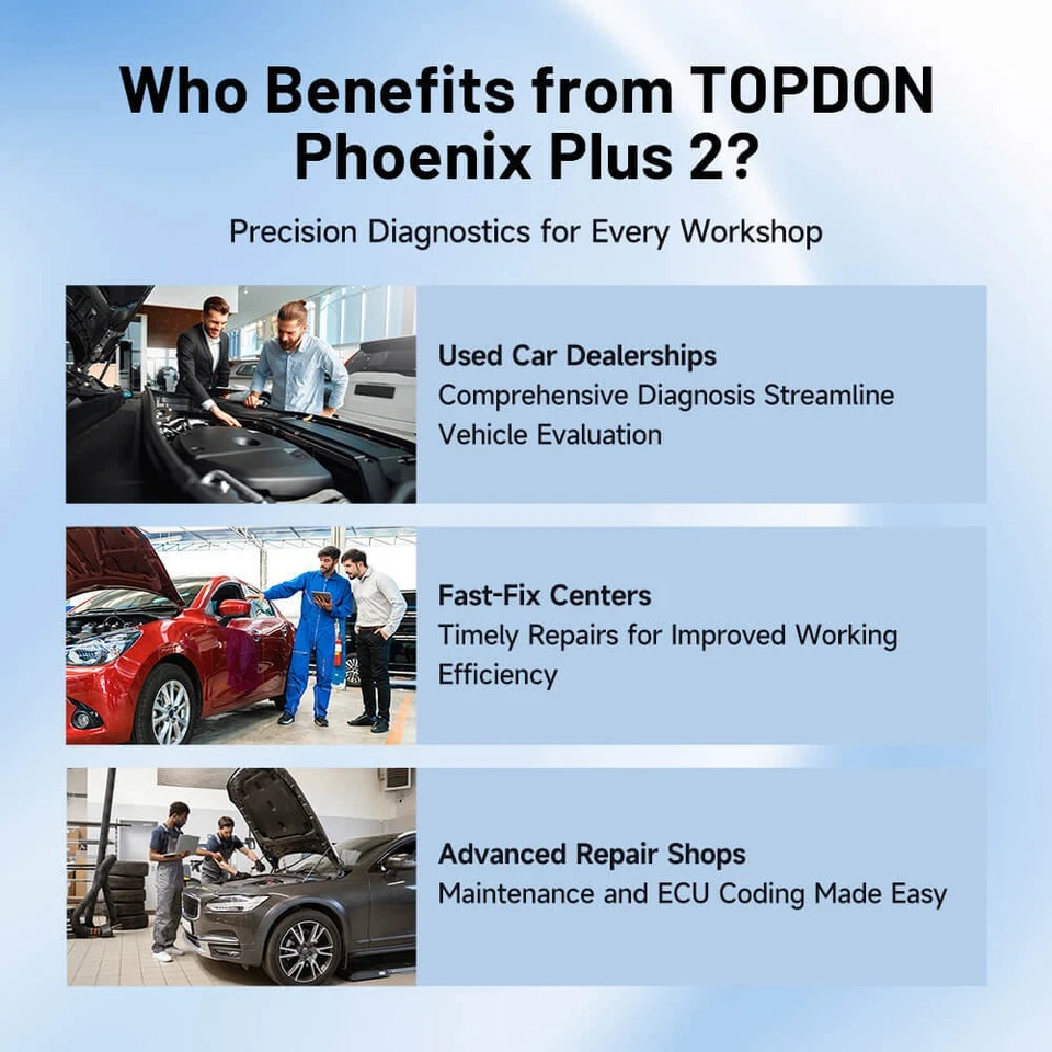 TOPDON Phoenix Plus 2 Full System Diagnostic Tool Supports Topology Ma ...