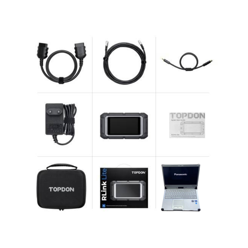 TOPDON RLink Lite Diagnostic Tool Support OE-level Online Programming Supports CAN FD, DoIP