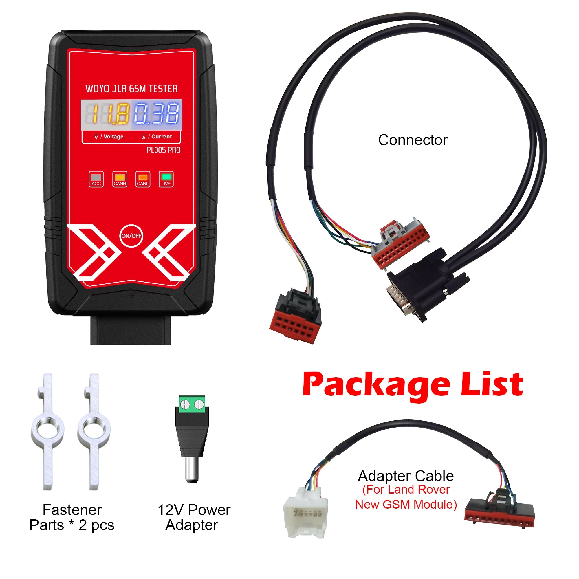 Transmission Gear Shift Module Tester WOYO PL005 PRO for Land Rover & Jaguar