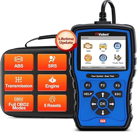 Vident iLink304 OBD2 Scanner Code Reader Scan Tool with 5 Resets Free Upgrade