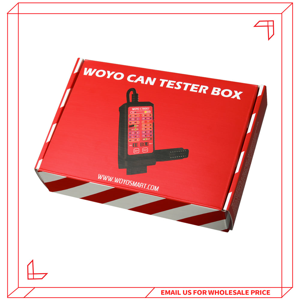 WOYO CTB007 12V24V CAN Bus Circuit Tester 16Pin Break Out Box On-Board Diagnostics Tester