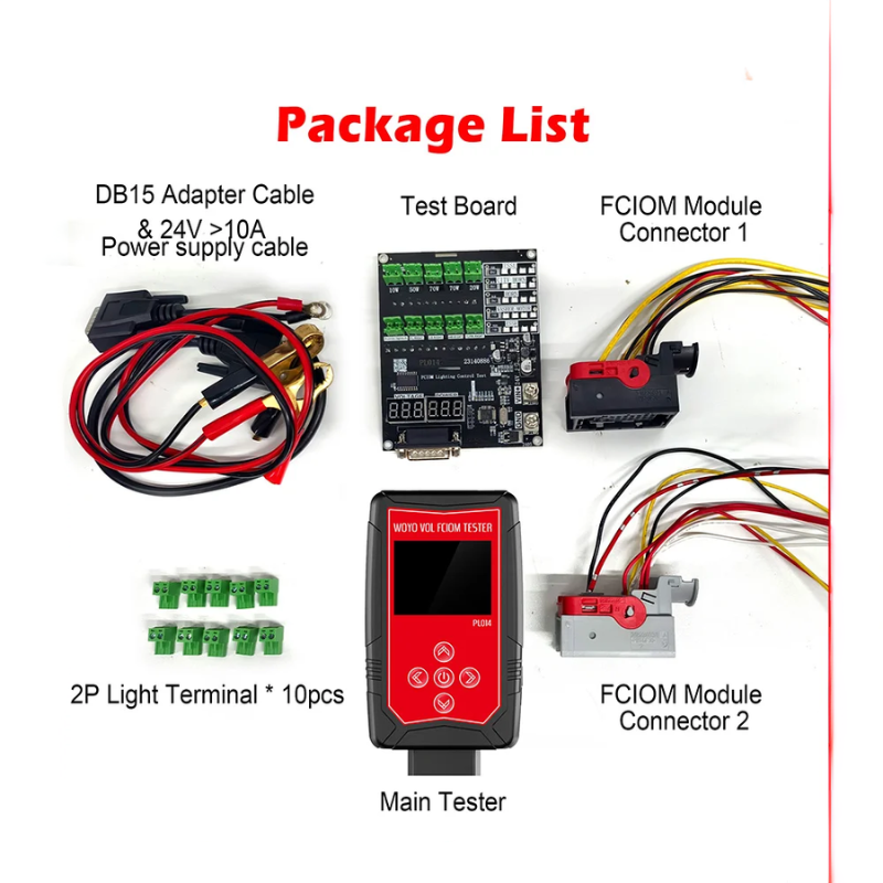 WOYO PL014 Automotive Diagnostic Tool One-Click HIL Testing for Volvo & Renault FCIOM Truck Control Units