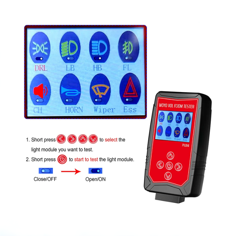 WOYO PL014 Automotive Diagnostic Tool One-Click HIL Testing for Volvo & Renault FCIOM Truck Control Units