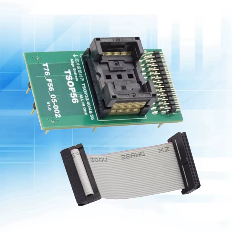 XGecu T76 Programmer Universal ZIF Socket Adapter - TSOP32/40/48/56 Burner for Chip Programming (Model A73E)