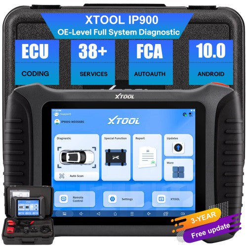 XTOOL InPlus IP900 IP900 BT All System Diagnostic Tool Support ECU Coding DOIP CANFD