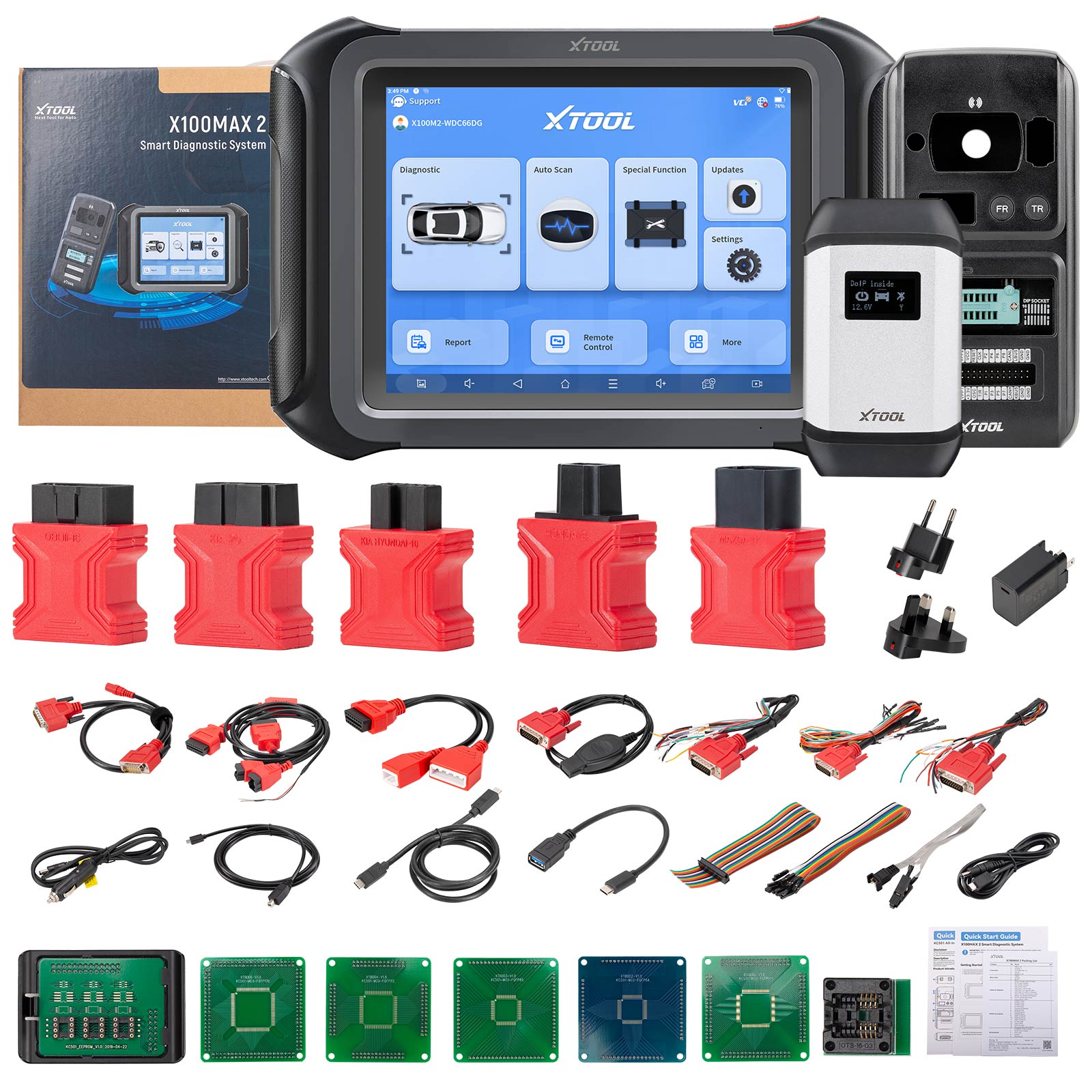 XTOOL X100 MAX2 J2534 ECU & Immobilizer Key Programmer 42