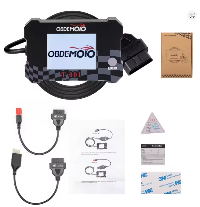 OBDEMOTO T001 Motorcycle Tester Battery Monitoring for Honda Bikes