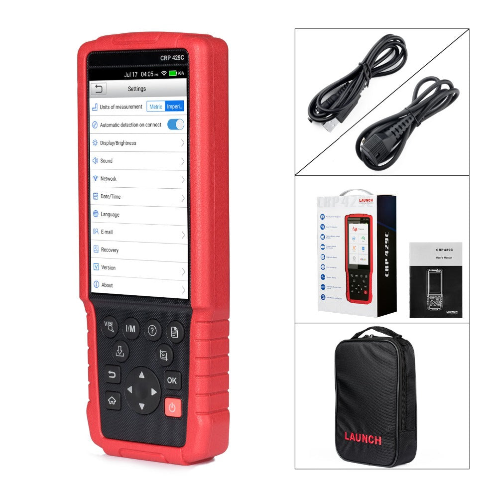 LAUNCH X431 CRP429C Auto Diagnostic Tool CRP 429C OBD2 Code Reader For Engine/ABS/SRS/AT+11 Service Better Than CRP129
