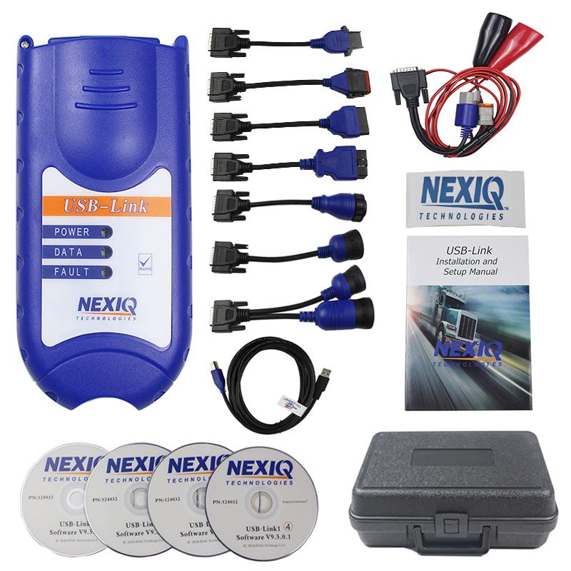 NEXIQ USB Link 125032 Diesel Truck Diagnostic Interface With CD Software Better Than DPA5