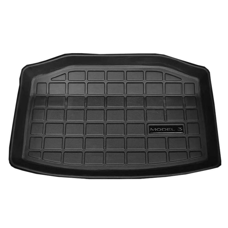Car Rear Trunk Storage Mat Cargo Tray Trunk Waterproof Protective Pads Mat Compatible For 2017-2020 Tesla Model 3