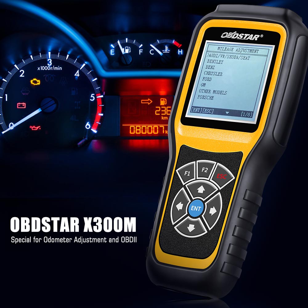 OBDSTAR X300M Specially Odometer Adjustment Via OBD2 Support Mercedes Benz & MQB VAG KM Function