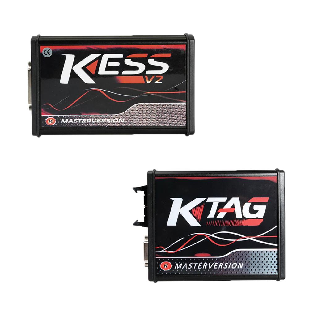 KESS Ksuite V2 Master V5.017 Red PCB Online Version V2.53 Plus Ktag 7.020 SW V2.25 Red PCB EURO No Token Limited