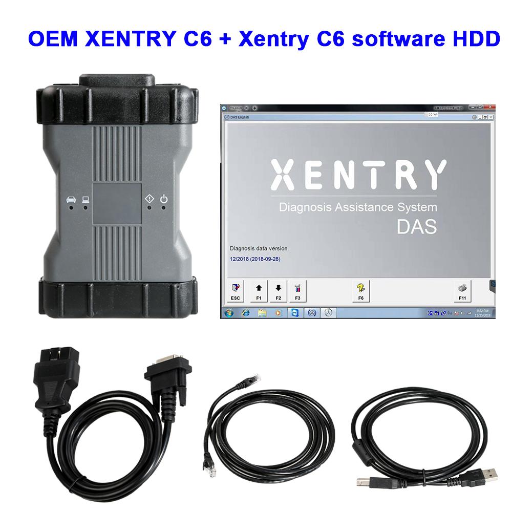MB Star C6 Diagnostic and Programming Tool OEM C6 DoIP with V2022.03 Xentry Software for Mercedes Benz Vehicles till 2022