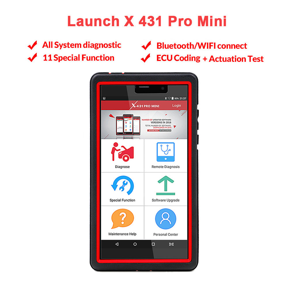 LAUNCH X431 Pro Mini Auto diagnostic tool Support Bluetooth with 1 Years Free Update Online [EU&US Stock]