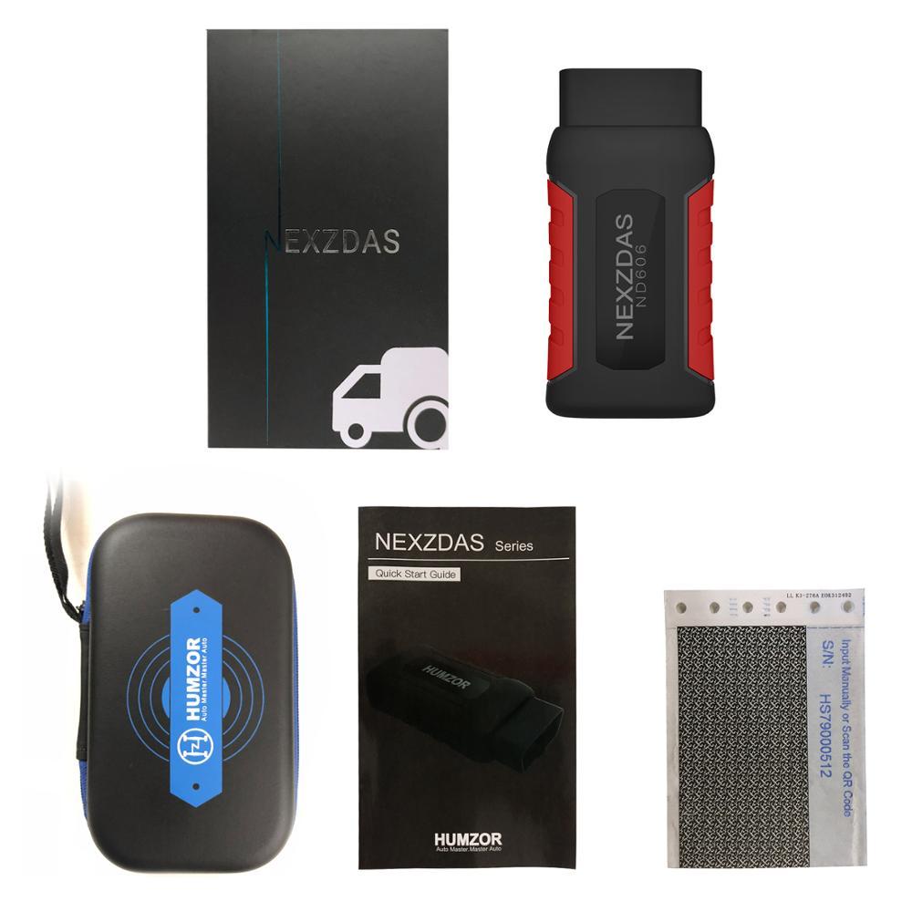 Humzor NexzDAS ND606 Gasoline and Diesel Integrated Auto Diagnosis Tool for Both Cars and Trucks