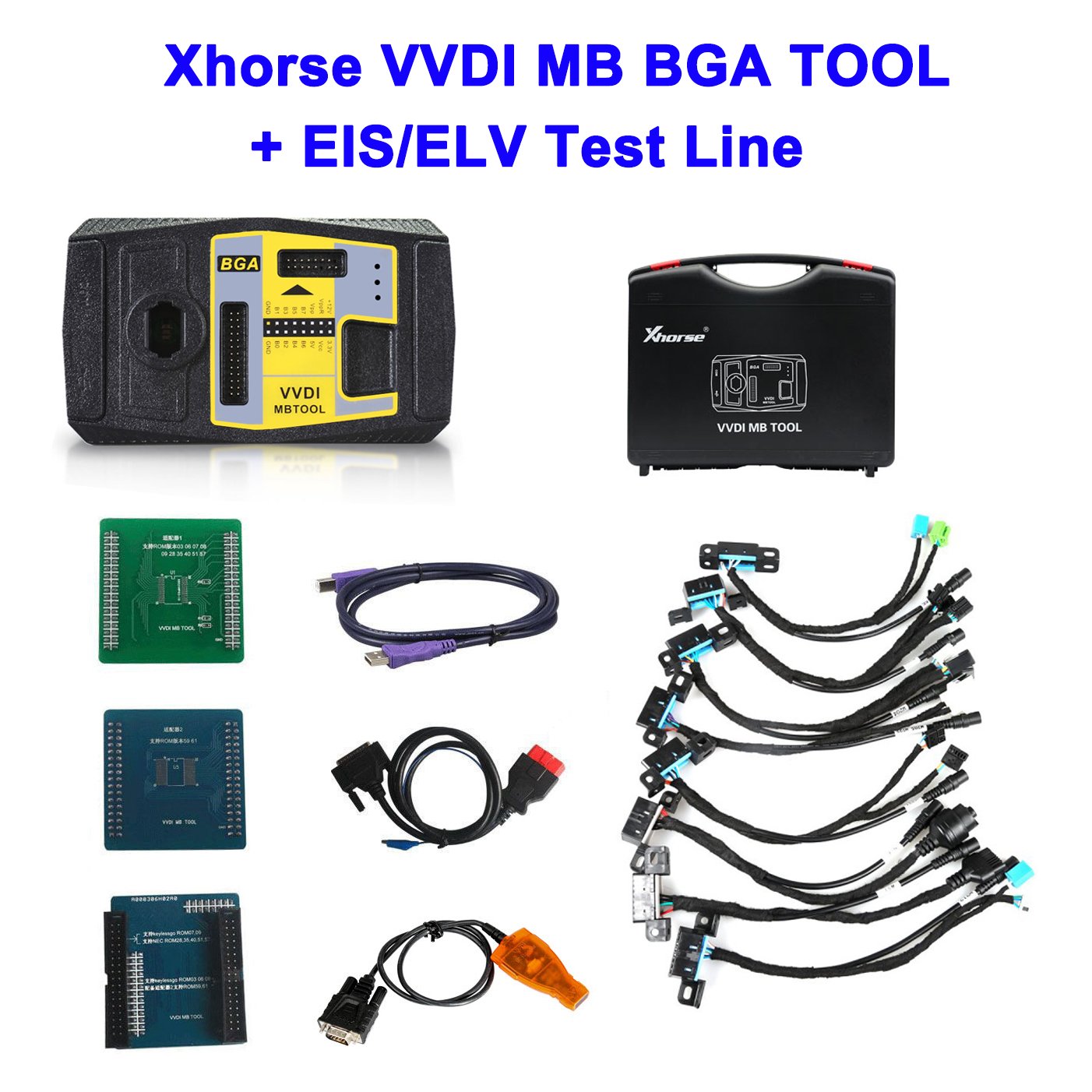 Xhorse VVDI MB TOOL BGA Key Programmer Work with EIS/ELV Test Line for Benz