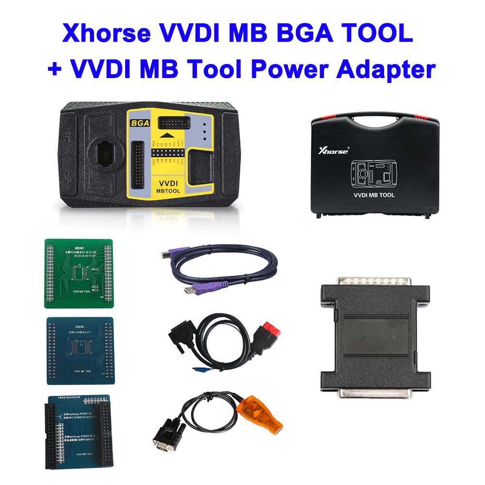 Xhorse VVDI MB BGA TooL Benz Key Programmer Plus VVDI MB Tool Power Adapter for Data Acquisition
