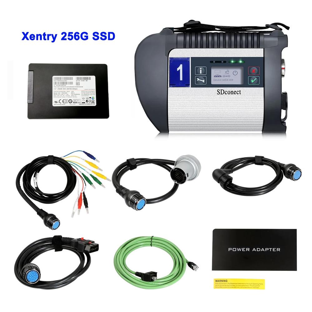 MB SD Connect C4 DOIP PLUS MB Star Diagnostic Tool with V2023.06 Xentry Mercedes Benz Software HDD/SSD