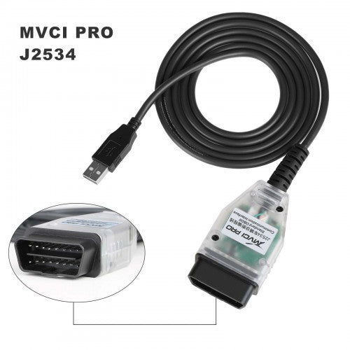 2023 Xhorse MVCI PRO J2534 Vehicle Diagnostic Programming Cable for ODIS/ Ford Mazda IDS/ HDS/ TIS/ SUBARU