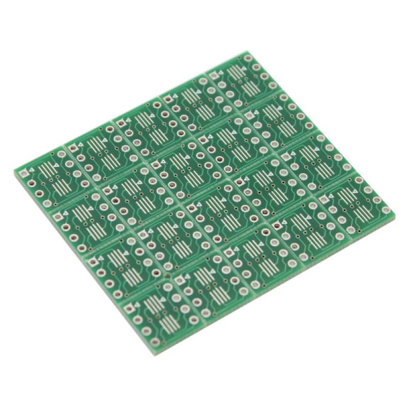 20x SOP8 SO8 SOIC8 TSSOP8 MSOP8 0.65mm 1.27mm to DIP8 2.54mm Adapter PCB YXQ