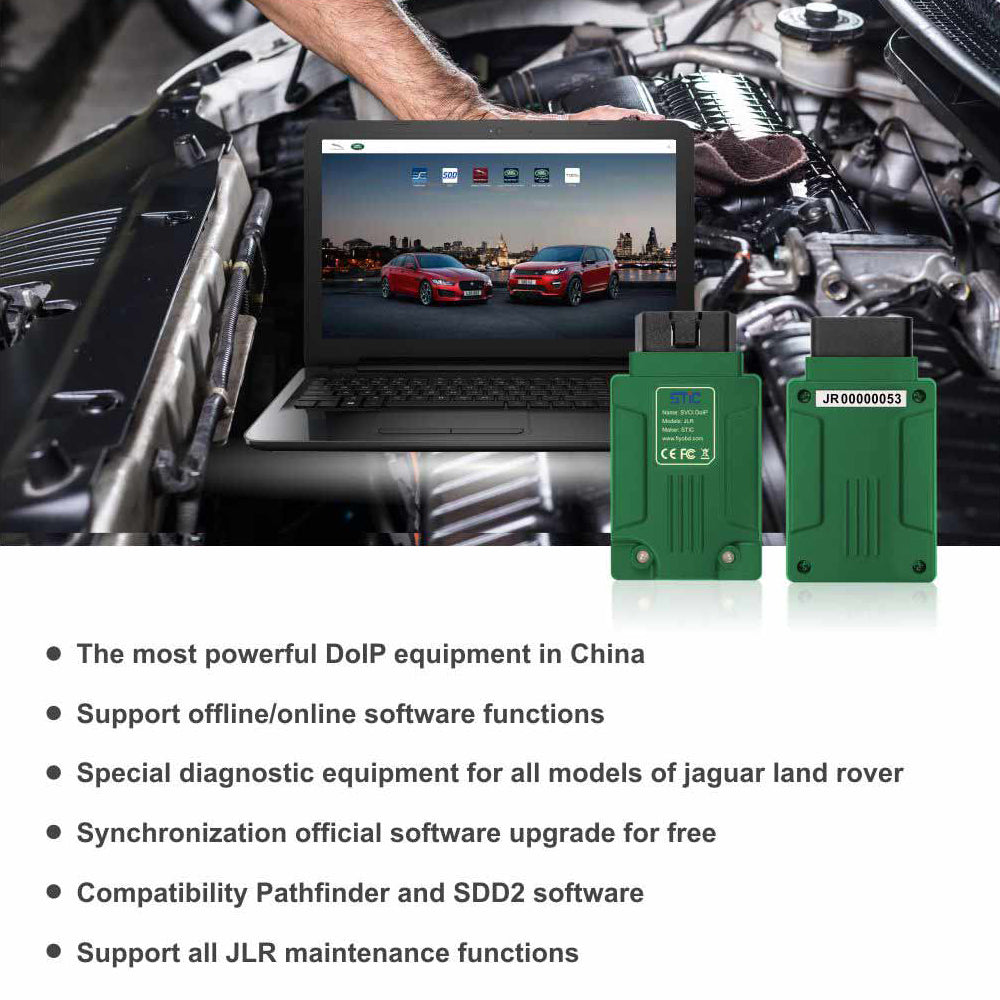 STC SVCI DoIP SDD Pathfinder Diagnostic Tool for Jaguar and Land Rover 2005-2019 Online Programming