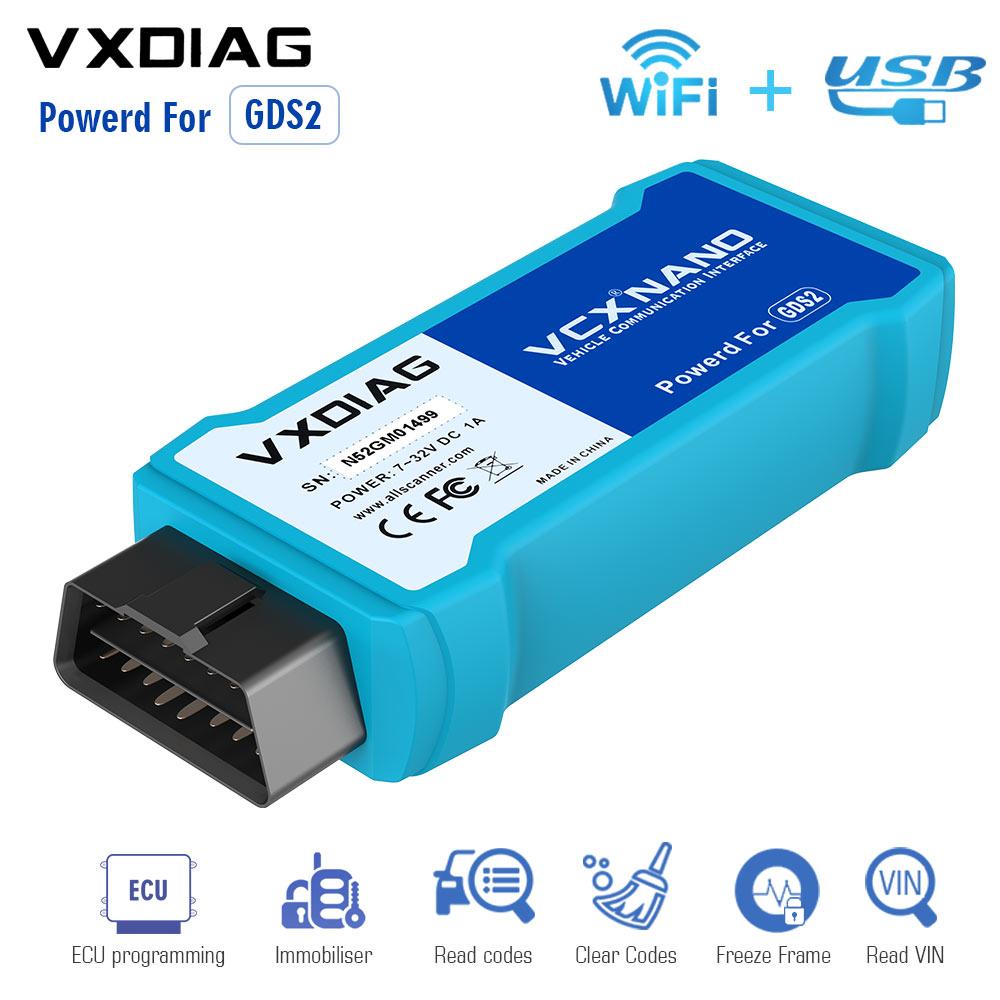 Vxdiag VCX Nano for GM/Opel Wifi Multiple GDS2 and Tech2Win Diagnostic Tool