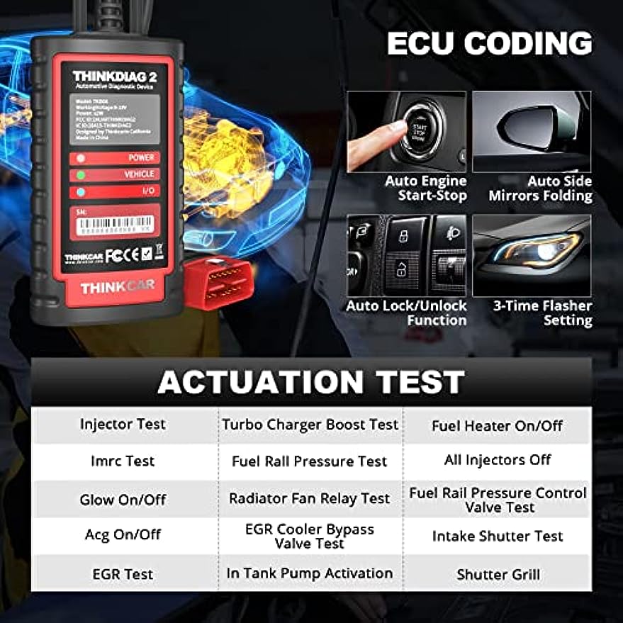 Thinkdiag 2 All System Diagnostic Tool Support CAN FD for iOS & Android