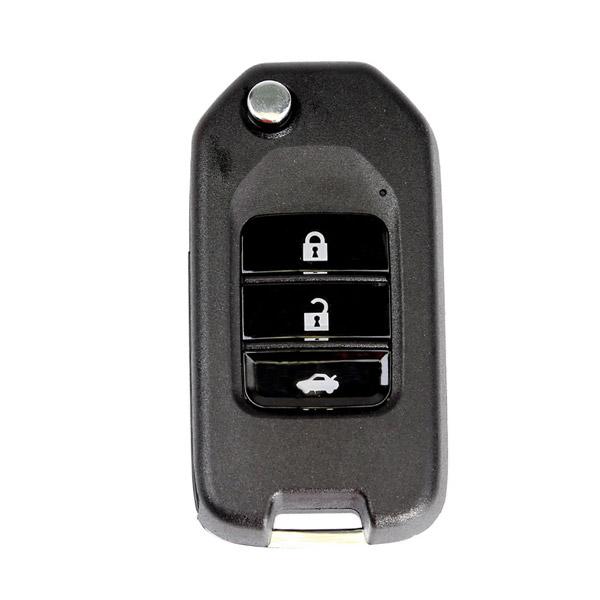 Xhorse XKHO00EN X004 Honda Style Wireless Universal Remote Key 3 Buttons (Individually Packaged) for VVDI Mini Key Tool 5pcs/lot