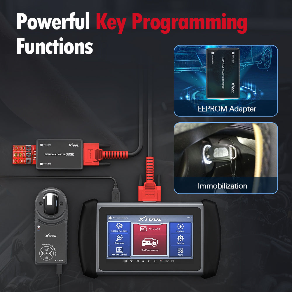 XTool IP616 Diagnostic Tool With Key Programming Function & 31+ Service Functions