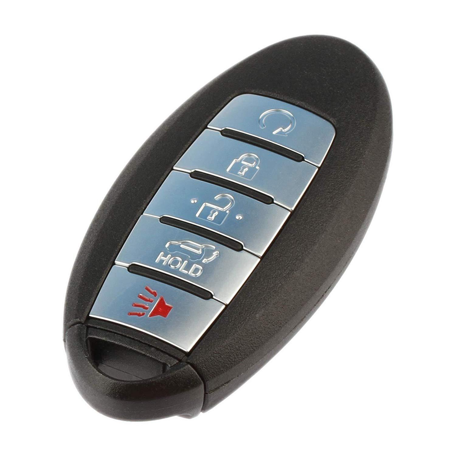 Smart Car Remote Key for Nissan Maxima Altima Pathfinder 5 Buttons 433.92MHz 10pcs/set
