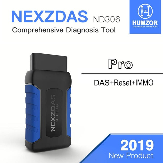 Humzor NexzDAS ND306 Full-system Auto Diagnosis Tool Car Code Reader for Gasoline Passenger Cars with ABS, TPMS, DPF...