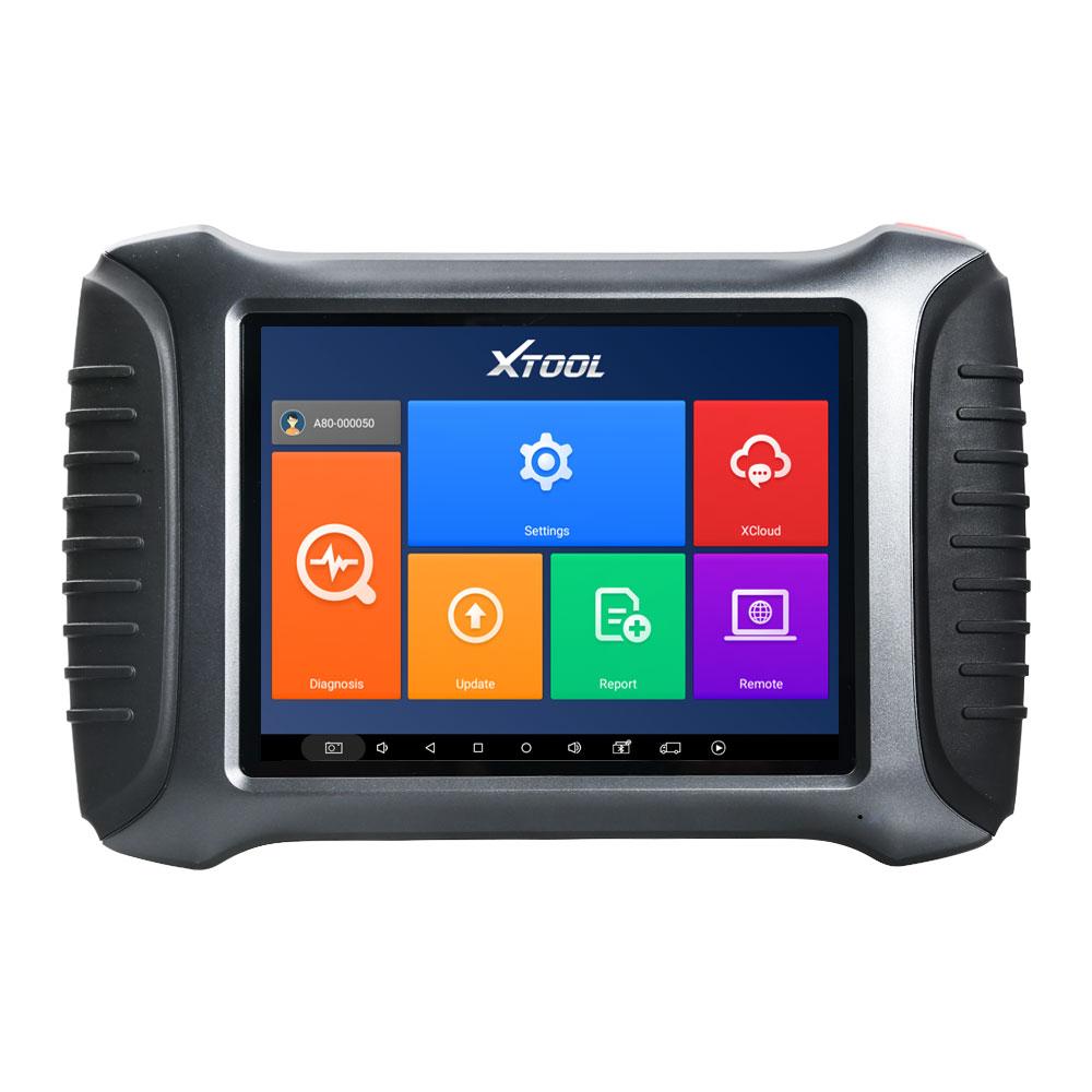 XTOOL A80 Vollsystem-Fahrzeugdiagnosetool unterstützt Programmierung/Kilometerstandsanpassung