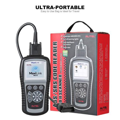 Autel MaxiLink ML619 CAN OBD2 Scanner ABS/SRS Car Diagnostic Tool Update Online