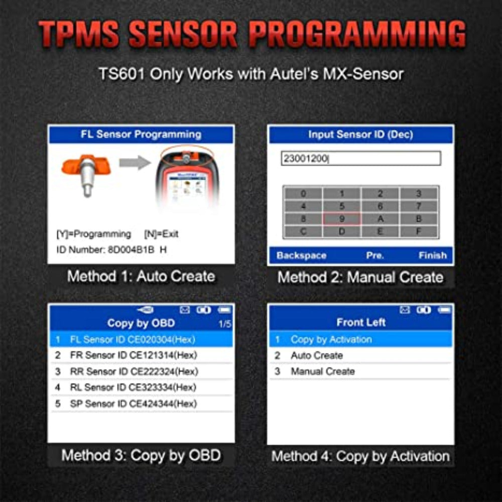 Autel MaxiTPMS TS601 TPMS Diagnostic Tool