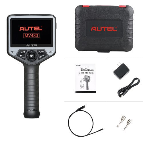 Autel Maxivideo MV480 Inspection Camera Dual- Camera 1080P HD Industrial Endoscope Video Scope with 8.5mm Head Imager