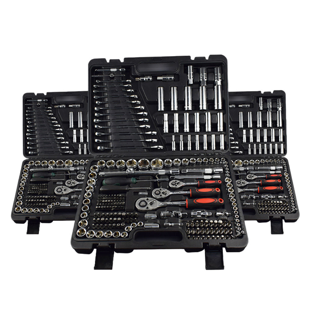 Mechanic Tool Kit 216pcs Socket Wrench Auto Protection Tool 72 Teeth Quick Wrench Combination Kit